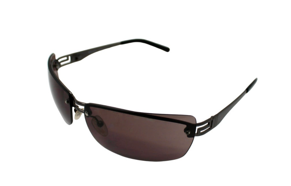 Versace Tinted Shield Sunglasses ? Medusa Biggie Shield Sunglasses Black | VERSACE US main image 2