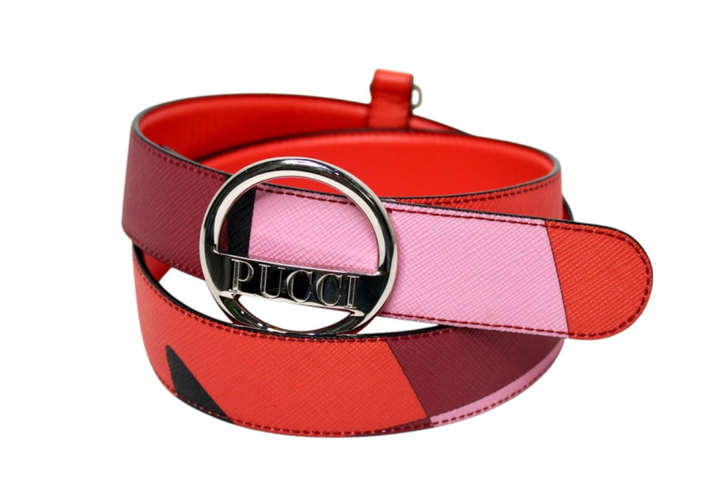 Emilio Pucci Multicolor Leather Waist Belt – Vintage by Misty