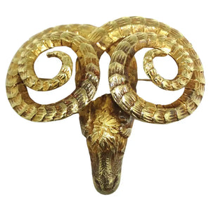 Ilias Lalaounis 18k Gold Ram Pendant