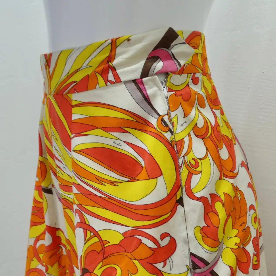 Emilio Pucci 1960s Pleated Skirt