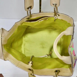 Versace Tote Bag Multi Colored and Rare