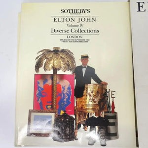Elton John 1988 Sothebys Book Collection