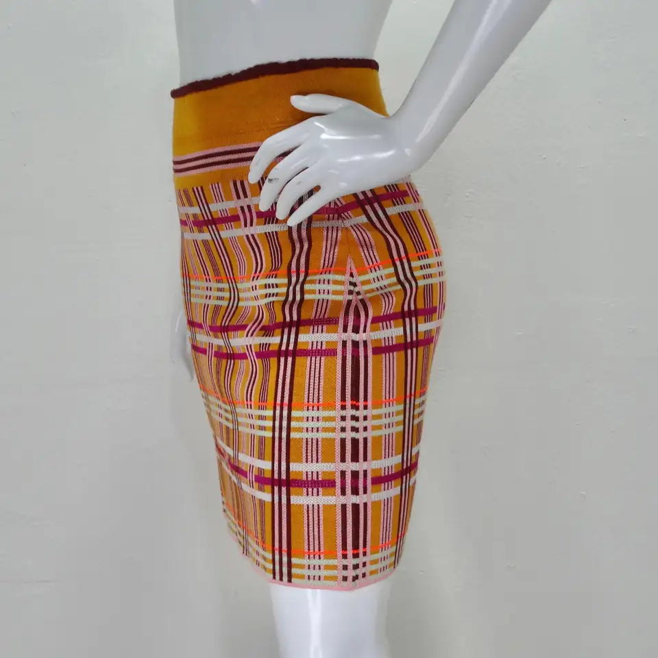Missoni AW21 Plaid Pencil Skirt