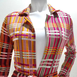 Missoni Plaid Wrap Coat