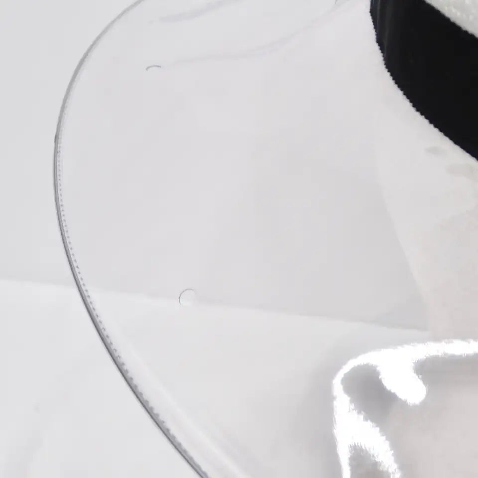 Chanel 2018 PVC Vinyl CC Cloche Transparent Hat