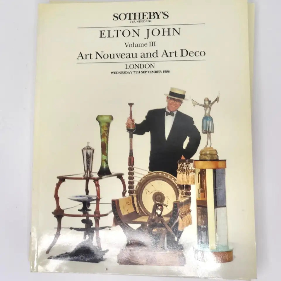 Elton John 1988 Sothebys Book Collection