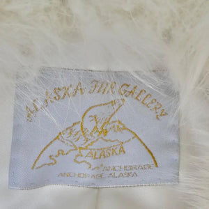 Alaska Fur Gallery White Fur Vest