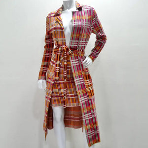 Missoni Plaid Wrap Coat