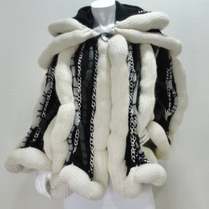 Elliana Capri Knit Double Hood Puffer Jacket
