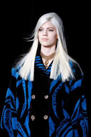 Versace 2014 Runway Look #27 Mink Fur Coat