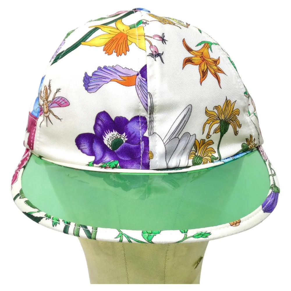 Gucci Floral Print Vinyl Brim Hat – Vintage by Misty