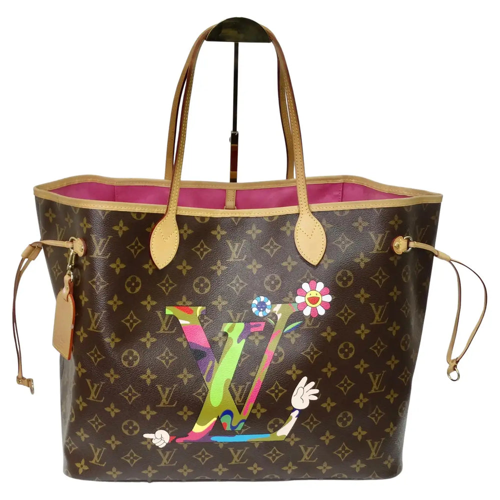 Louis Vuitton 2007 Takashi Murakami Neverfull Tote Bag – Vintage