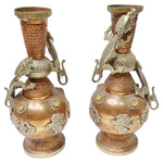 Antique Set of Two Tibetan Vases