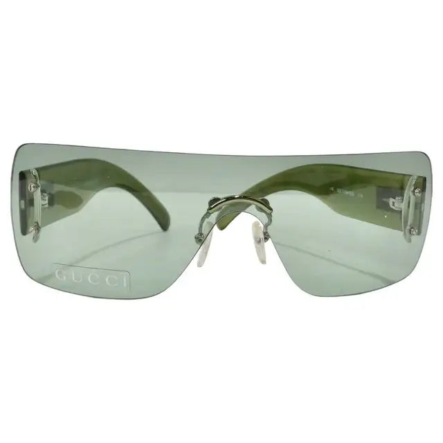 Gucci 1990s Sunglasses Green – Vintage by Misty Gucci 1990s Sunglasses Green – Vintage by Misty
