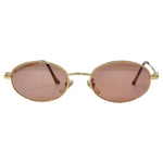 1990s Gianni Versace Gold Sunglasses