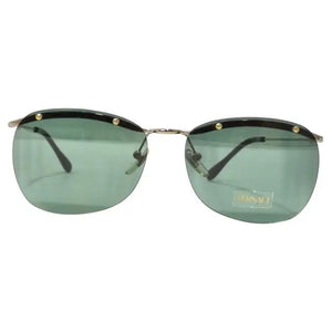 Versace 1990s Black/Gold Sunglasses