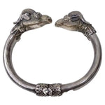1960 Silver Doublehead Ram Cuff Bracelet