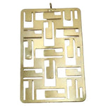 1970s Mid Century Gold Plated Pendent
