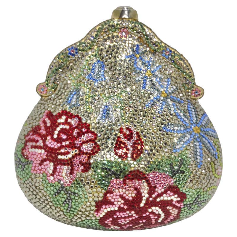 Judith Leiber Floral Châtelaine Minaudière Bag