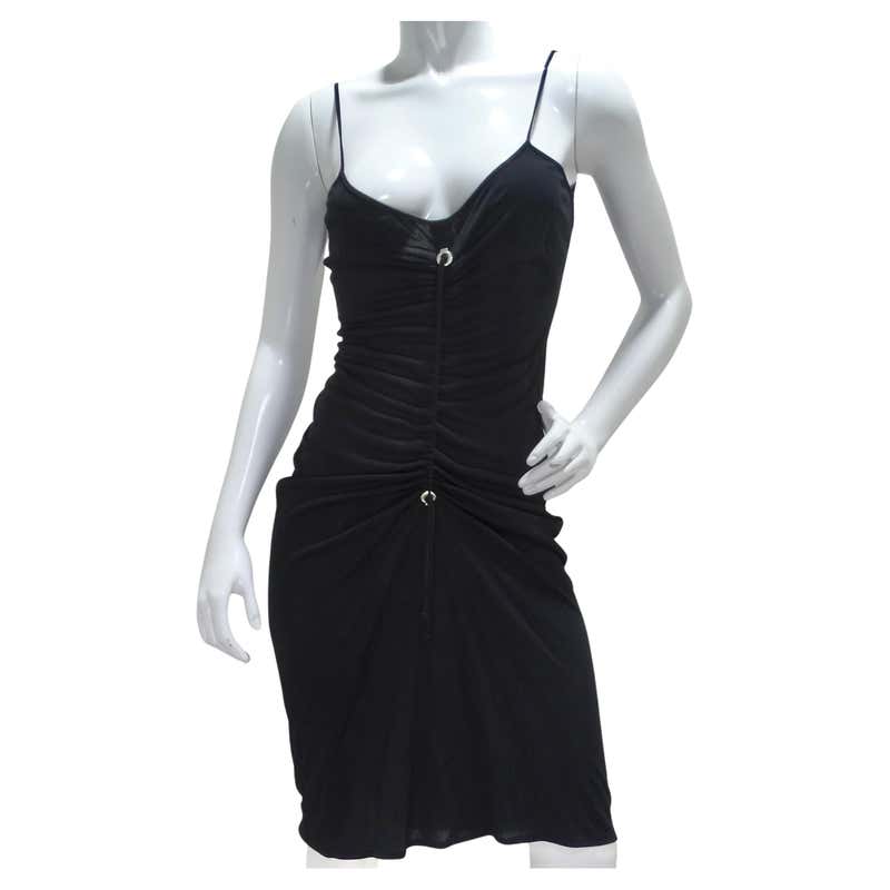 Moschino Cheap And Chic Drawstring Little Black Dress Vintage by Misty Moschino Cheap And Chic Drawstring Little Black Dress Vintage by Misty