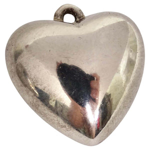 1970s Silver 925 Heart Pendant