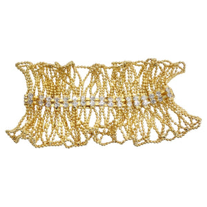 18K Gold Plated Swarovski Crystal Bracelet