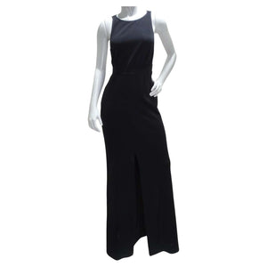 Yves Saint Laurent 1980s Black Backless Evening Dress Vintage by Misty Yves Saint Laurent 1980s Black Backless Evening Dress Vintage by Misty