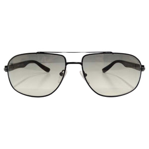 Prada 1990s Black & Blue Tortoise Aviator Sunglasses