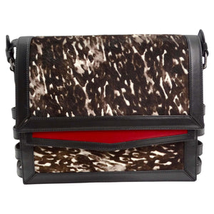 Christian Louboutin Pony Hair Crossbody Flap Bag