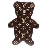 Louis Vuitton Monogram Teddy Bear Brooch