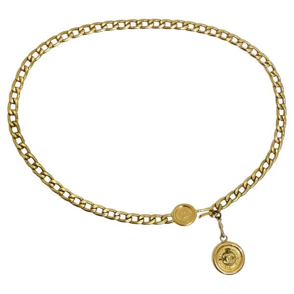 Chanel Spring 1994 Gold Tone CC Medallion Chain Belt  display picture 1