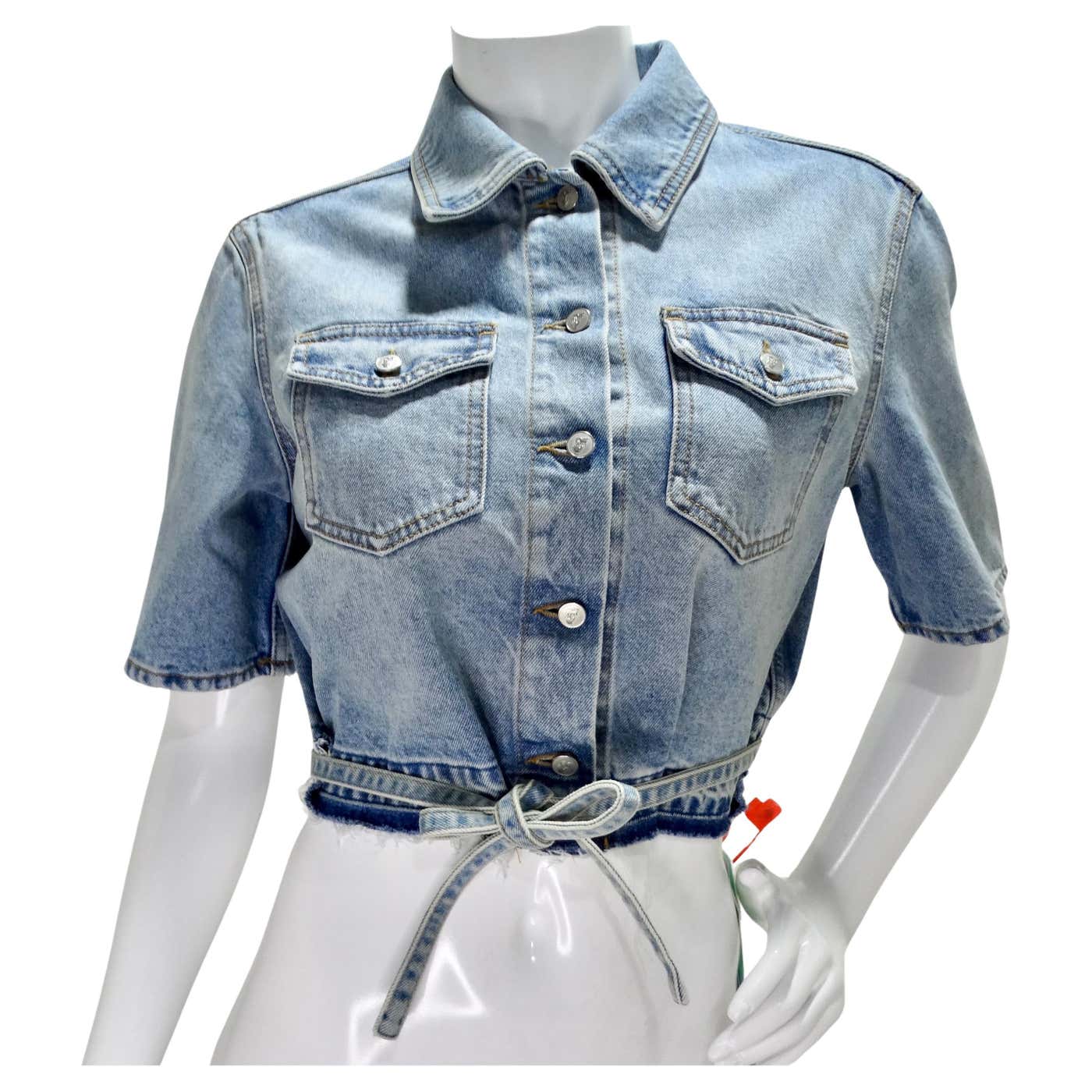 JEMUT正規品★24SS★Bellow/Noise Washing Denim Short Shirts JEMUT正規品☆24SS☆Bellow/Noise Washing Denim Short Shirts