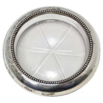 Frank M. Whiting & Co Antique Pure Silver Glass Ash Tray