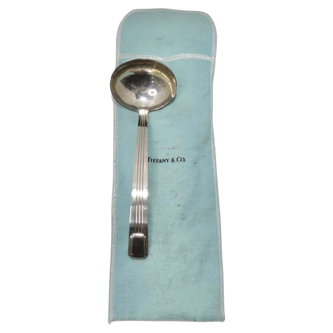 Tiffany & Co 1950s Silver Large Serving Spoon – Vintage by Misty