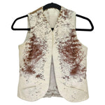 Vintage Western Cowhide Vest