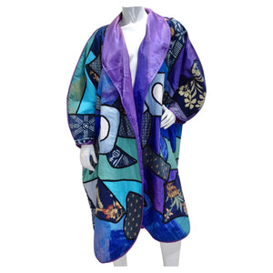 1980s La Colección Judith Roberts Patchwork Coat