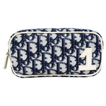 Christian Dior Navy Diorissimo Cosmetic Pouchette circa Y2K