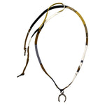 Hermes Horseshoe Pendant Tie Necklace