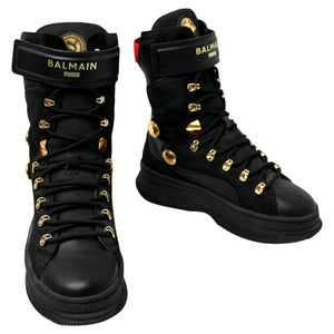 Balmain x Puma Deva Black Biker Style Boots – Vintage by Misty