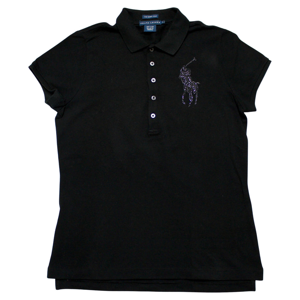 Ralph Lauren Blue Label Black Beaded 