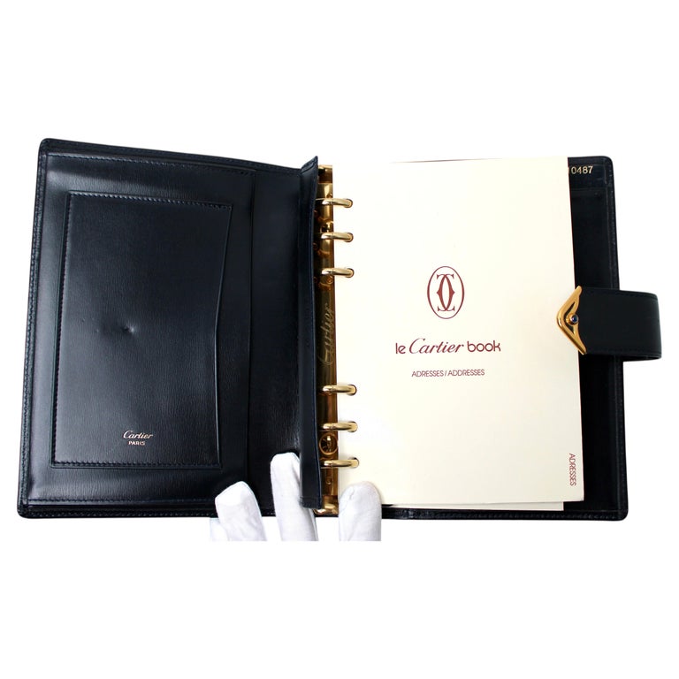 非売品　Cartier ヒョウデザイン ノート A5 Cartier Leather Panthère Vintage Address Book – Vintage by Misty