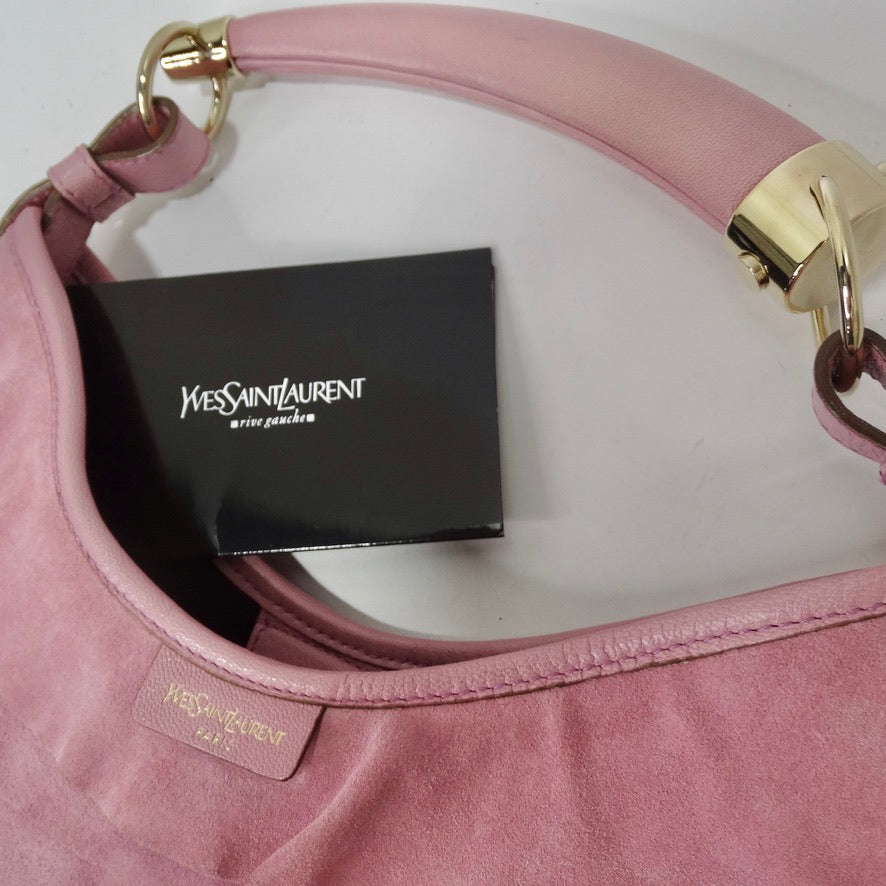 Auth Saint Laurent Zip Around Purse #7210 Long Wallet YSL Pink Leather  Italy | eBay