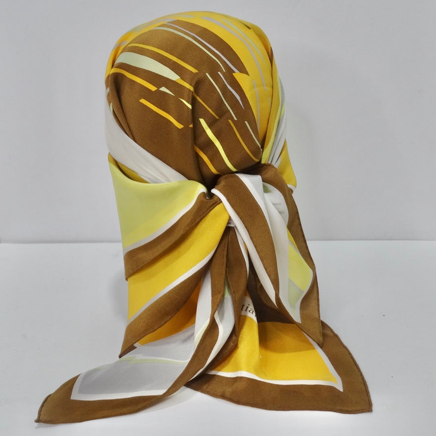 y2k Dior Monogram Silk Scarf bandana headscarf