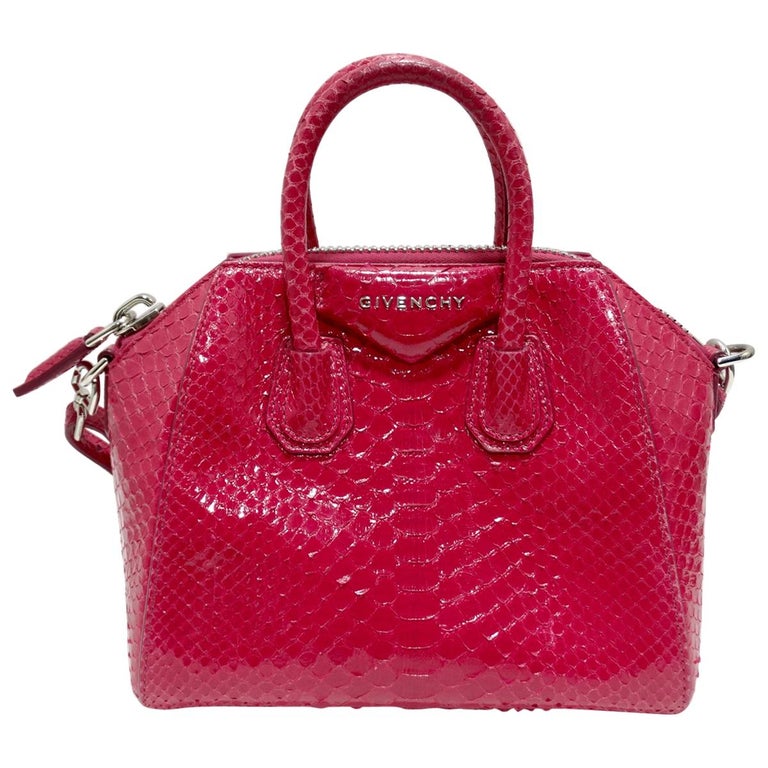 Python handbag Gianni Chiarini Pink in Python - 24071030