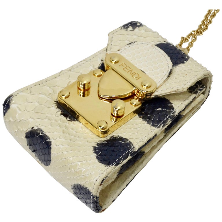 fendi wallet on chain with pouches