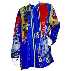 Gianni Versace 1990s Japanese Inspired Shirt