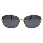 Cartier Granite Rimless Sunglasses