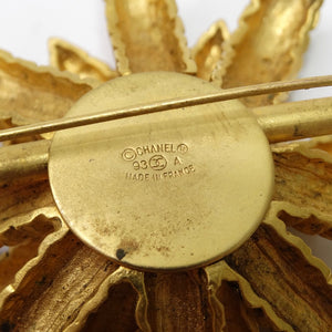 1993 Chanel Gripoix Wheat Brooch