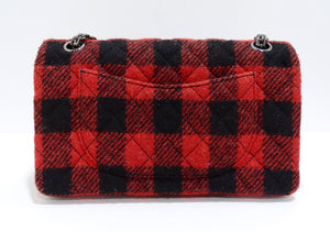 Chanel Reissue 2.55 Flap Bag Plaid Quilted Tweed