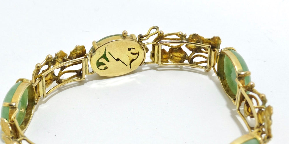 Estate Vintage Jade Cloisonne Bangle Bracelet 62 mm (TI602) – Ying Yu Jade